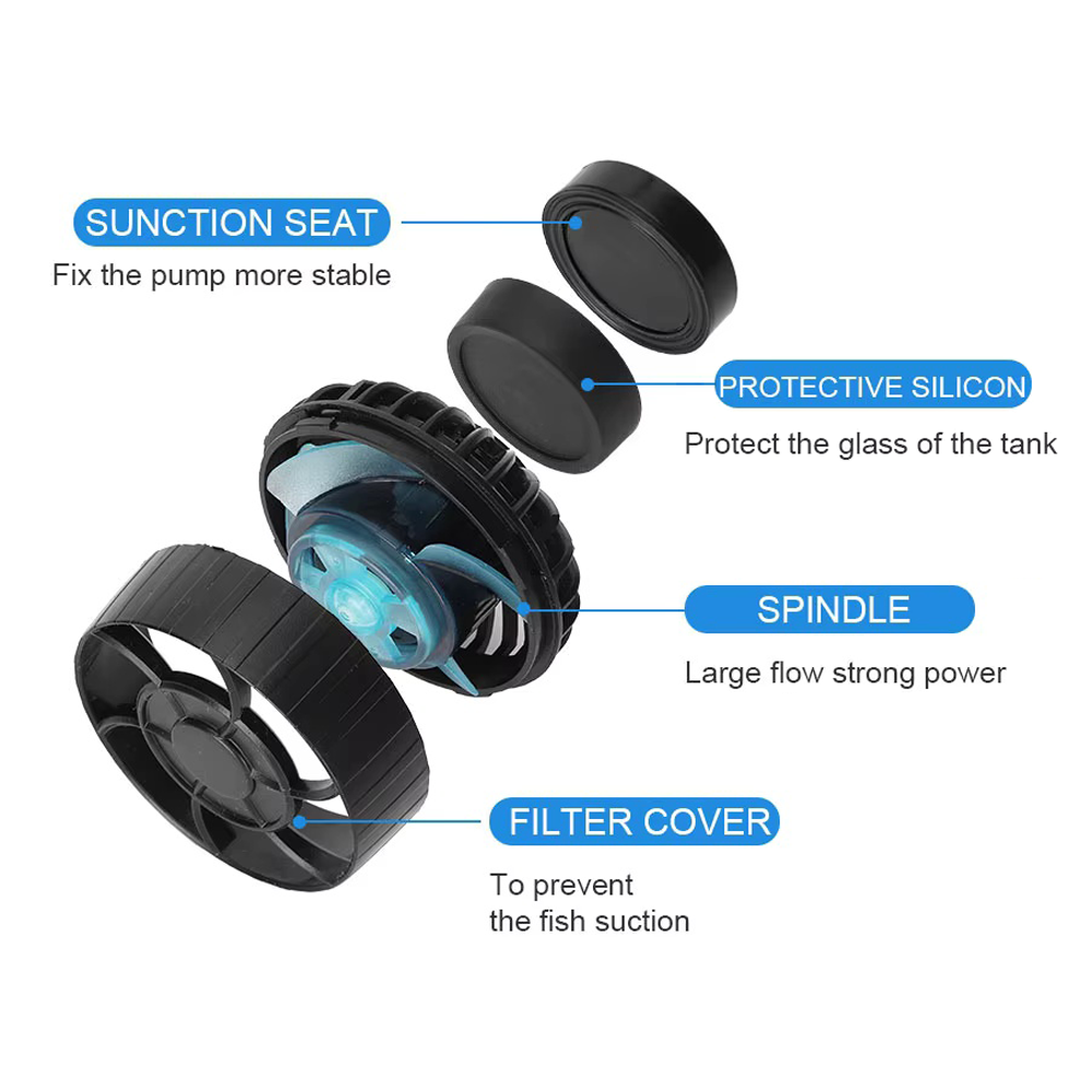 مضخة مولد أمواج يدوية التحكم م - مراجعة Marine Aquarium Return Pump وسعره