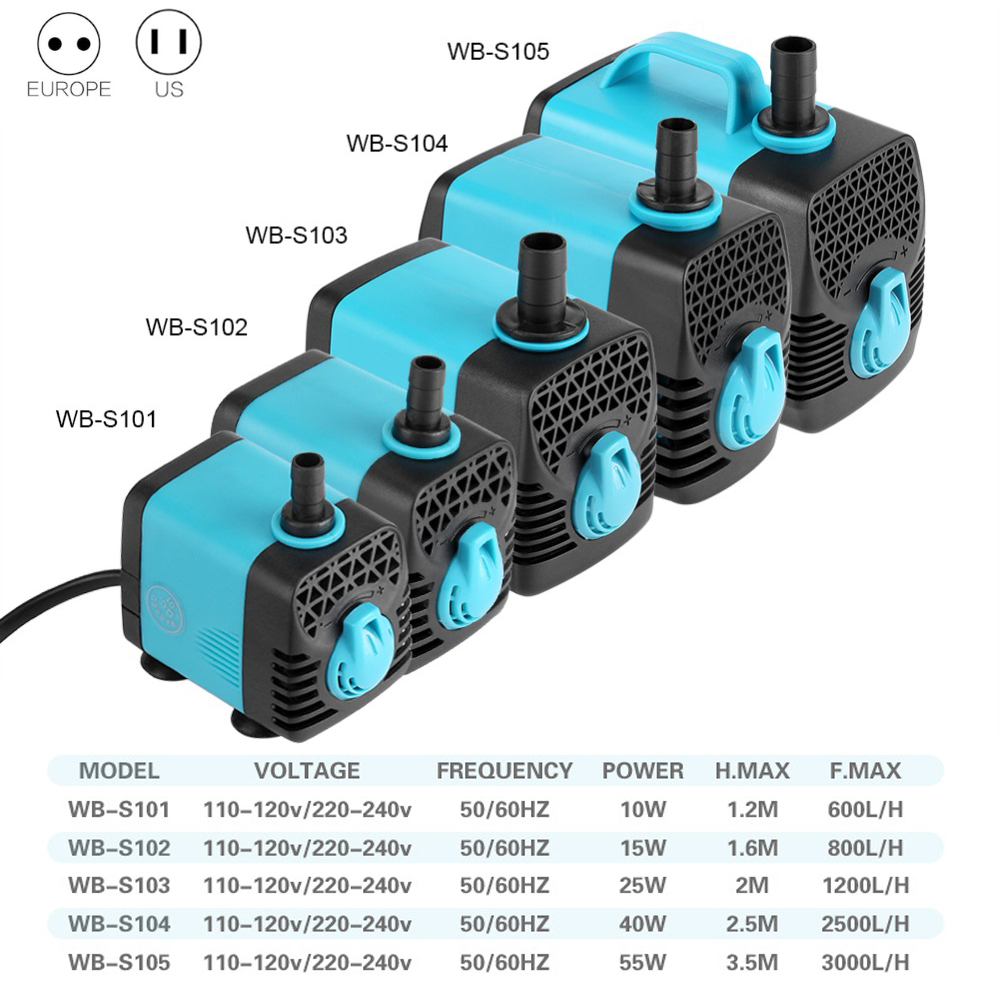مضخة مياه غاطسة فائقة الهدوء 2 - مراجعة Marine Aquarium Return Pump وسعره