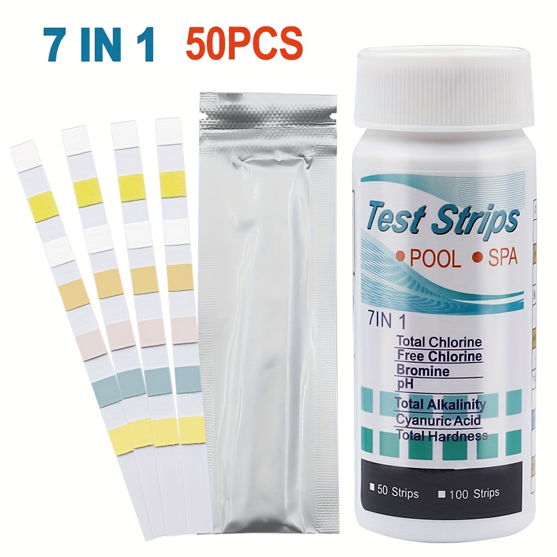 7-in-1 50/100 قطعة حمام سباحة  - مراجعة Marine Aquarium Water Testing وسعره